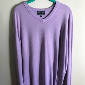 Harbor island purple men’s sweater